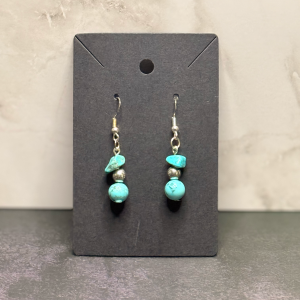 Turquoise Bead Earrings