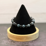 Black & Teal Bead Bracelet