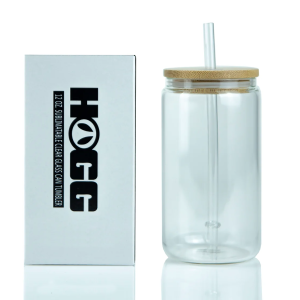 Glass Can Tumbler 12oz Clear or 16oz Matte (Sublimatable)