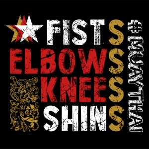 Muay Thai Fists Elbows Knees Shins