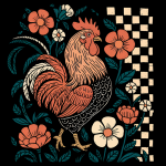 Floral Chicken
