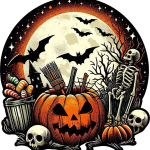 Halloween pumpkin skulls (2)