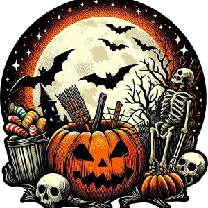 Halloween pumpkin skulls (2)