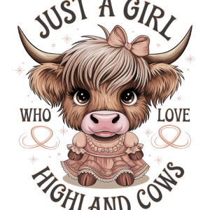 Just a girl who loves highland cows