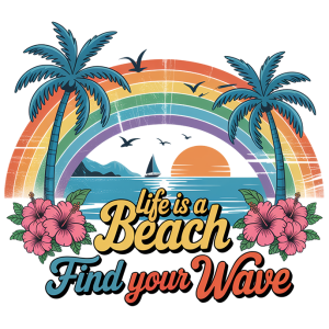 Life is a beach, find your wave