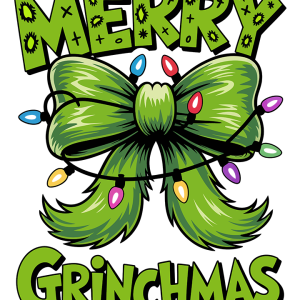 Merry Grinchmas Bow