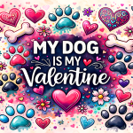 My dog is my valentine