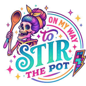 On my way to stir the pot