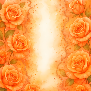 orange roses