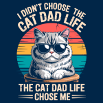 I didn't choose the cat dad life