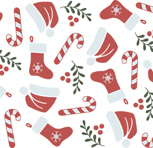 Santa hats & stockings