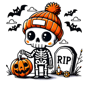 skeleton RIP