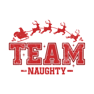 Team Naughty Distressed (red)