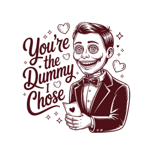 You're the dummy I chose