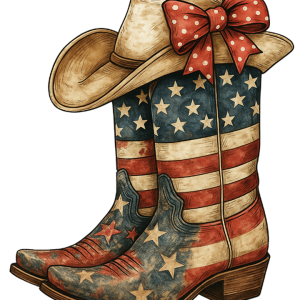 Boots & Hat Patriotic