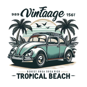 Vintage Tropical Beach