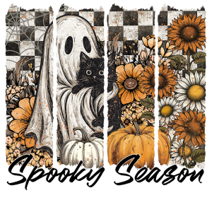 spooky season ghost flowers