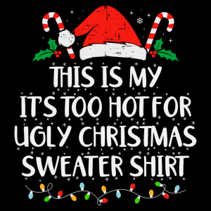 too hot for ugly Christmas sweater (2)